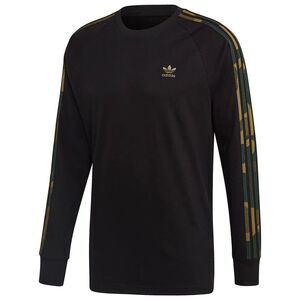 adidas Men's Originals Camo 3 Stripes Long-Sleeve T-Shirt